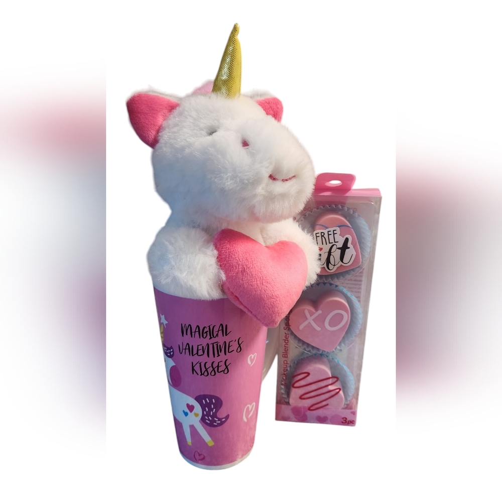 Valentines Unicorn Plush And Mug Gift Set - Picture 2 of 3